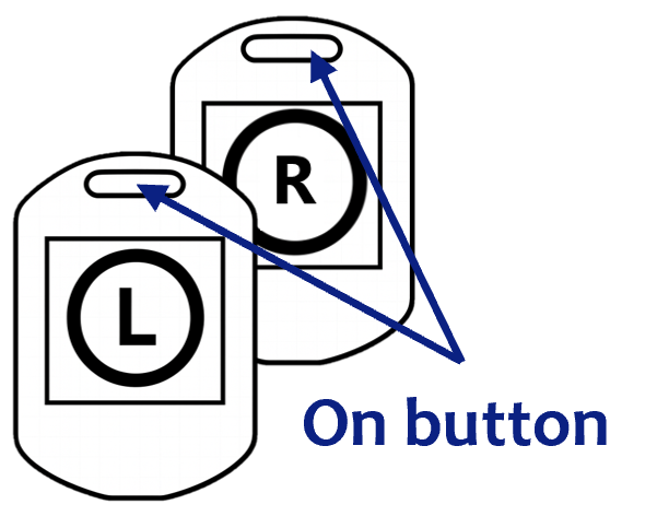 Left and Right sensors with On buttons